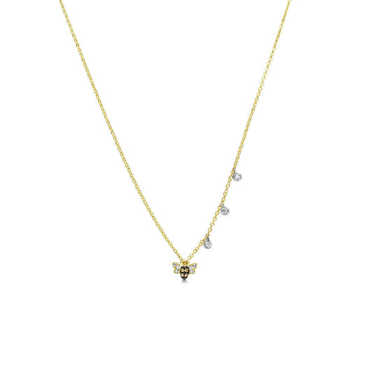 14kt Yellow Gold Bee Pendant