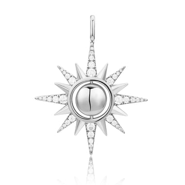 Silver Supernova Charm