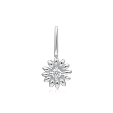 Silver Daisy Charm