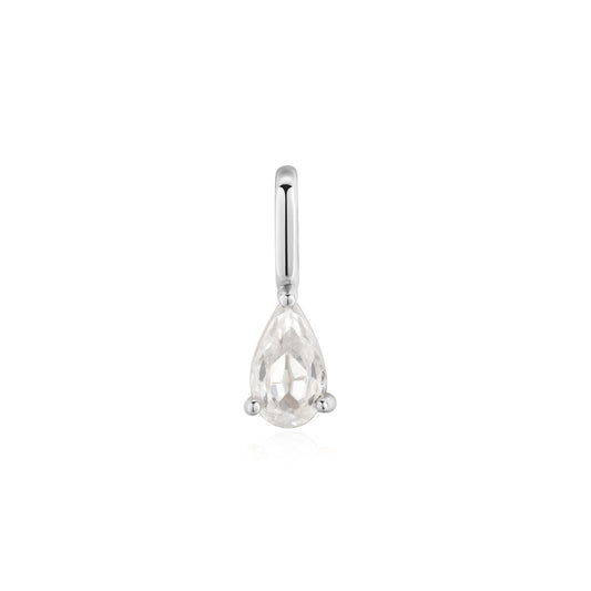 Silver Tear Drop Charm