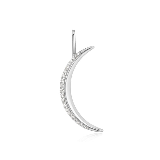 Silver Moon Pav¨¦ Charm