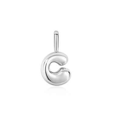 Silver Letter Charm