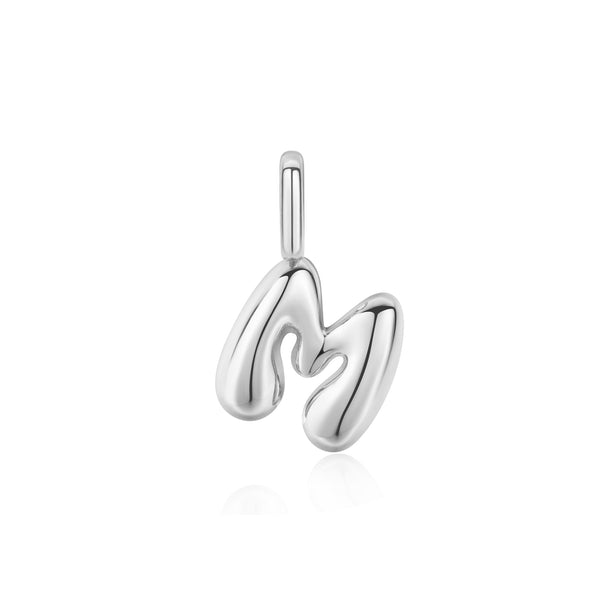 Silver Letter Charm