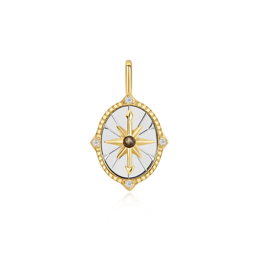 Two Tone Star Disc Charm