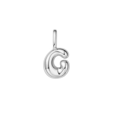Silver Letter Charm