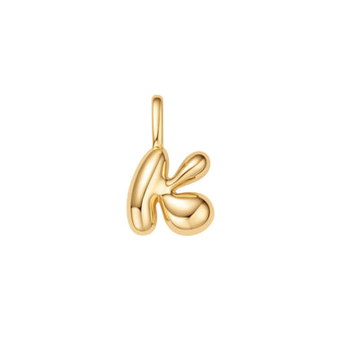 Gold Letter Charm