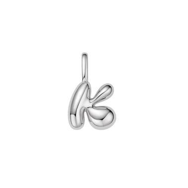 Silver Letter Charm