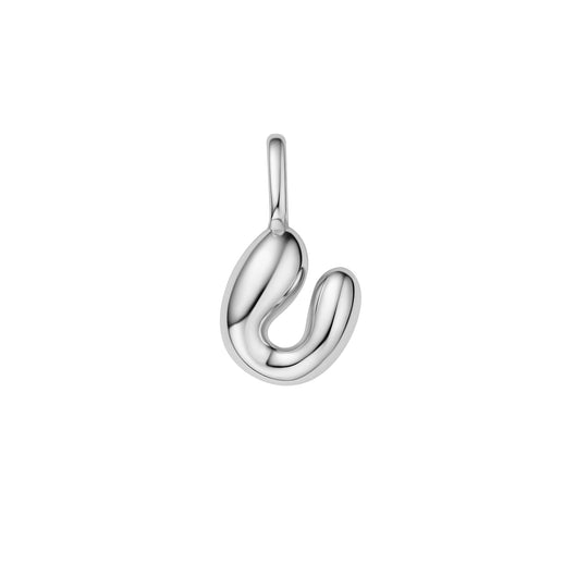 Silver Letter Charm