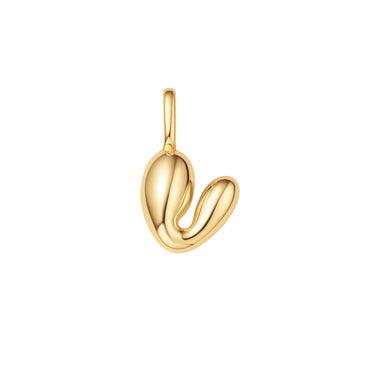 Gold Letter Charm