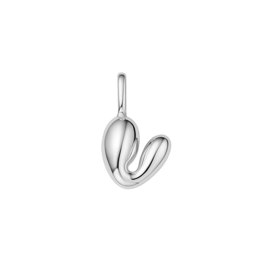 Silver Letter Charm