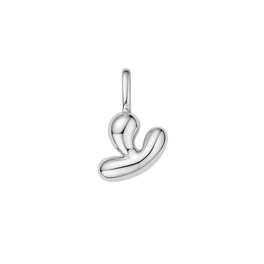 Silver Letter Charm