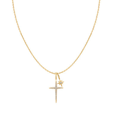 Gold Cross Charm