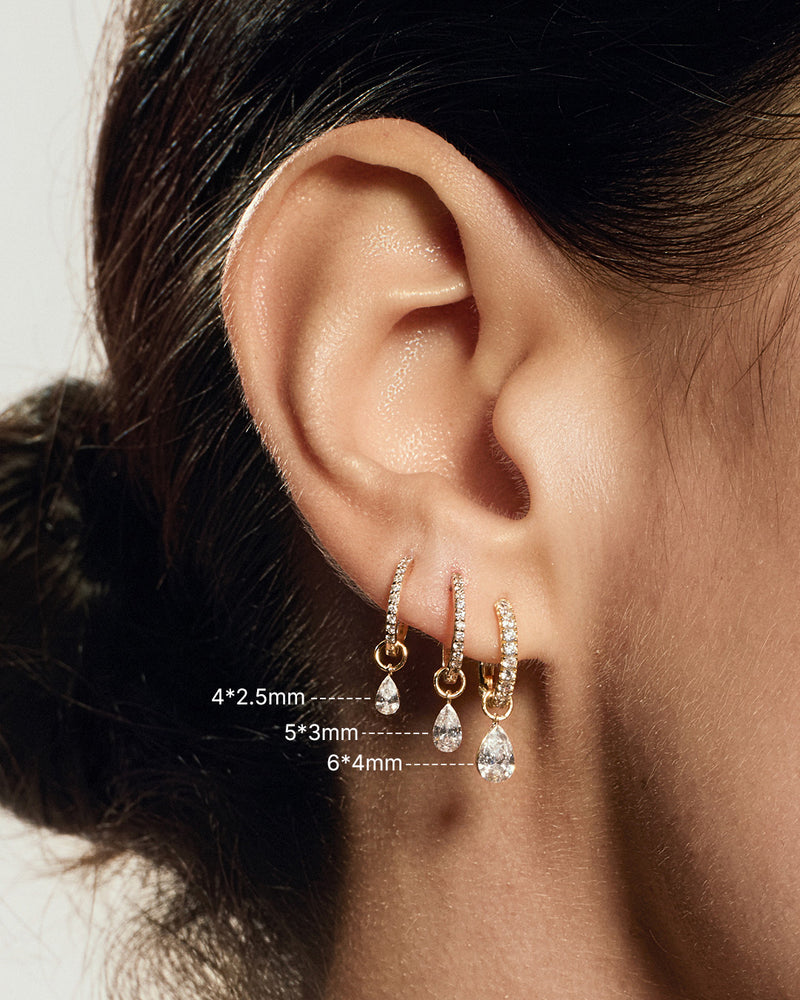 PERI | Pear Lab Grown Diamond Earring Charm