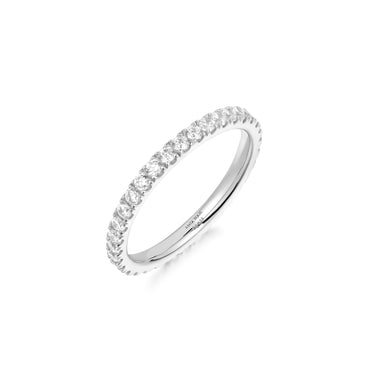 Silver Pavé Ring