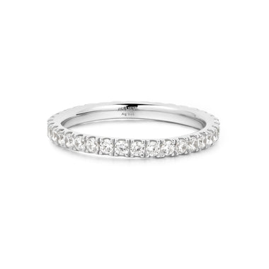 Silver Pavé Ring