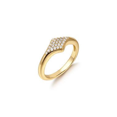 Gold Pavé Sparkle Ring