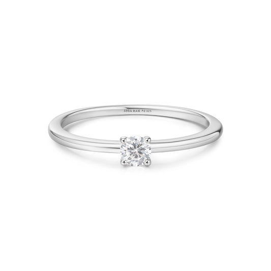 Silver Classic Slim Stacking Ring