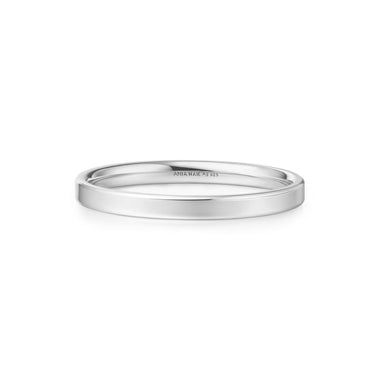 Silver 2mm Smooth Band