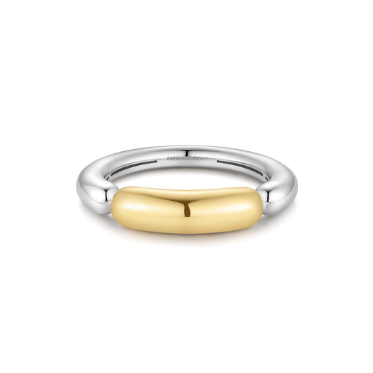 Two-Tone Segmented Puffy Ring