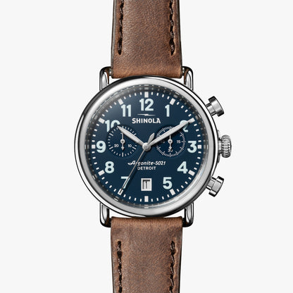 THE RUNWELL CHRONO 47MM | Midnight Blue