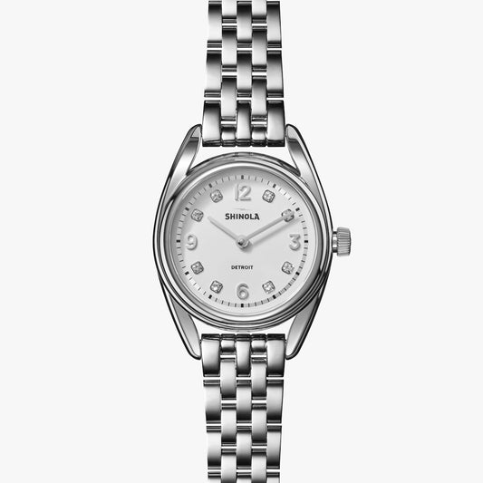 THE DIAMOND DIAL DERBY 30MM | Silver