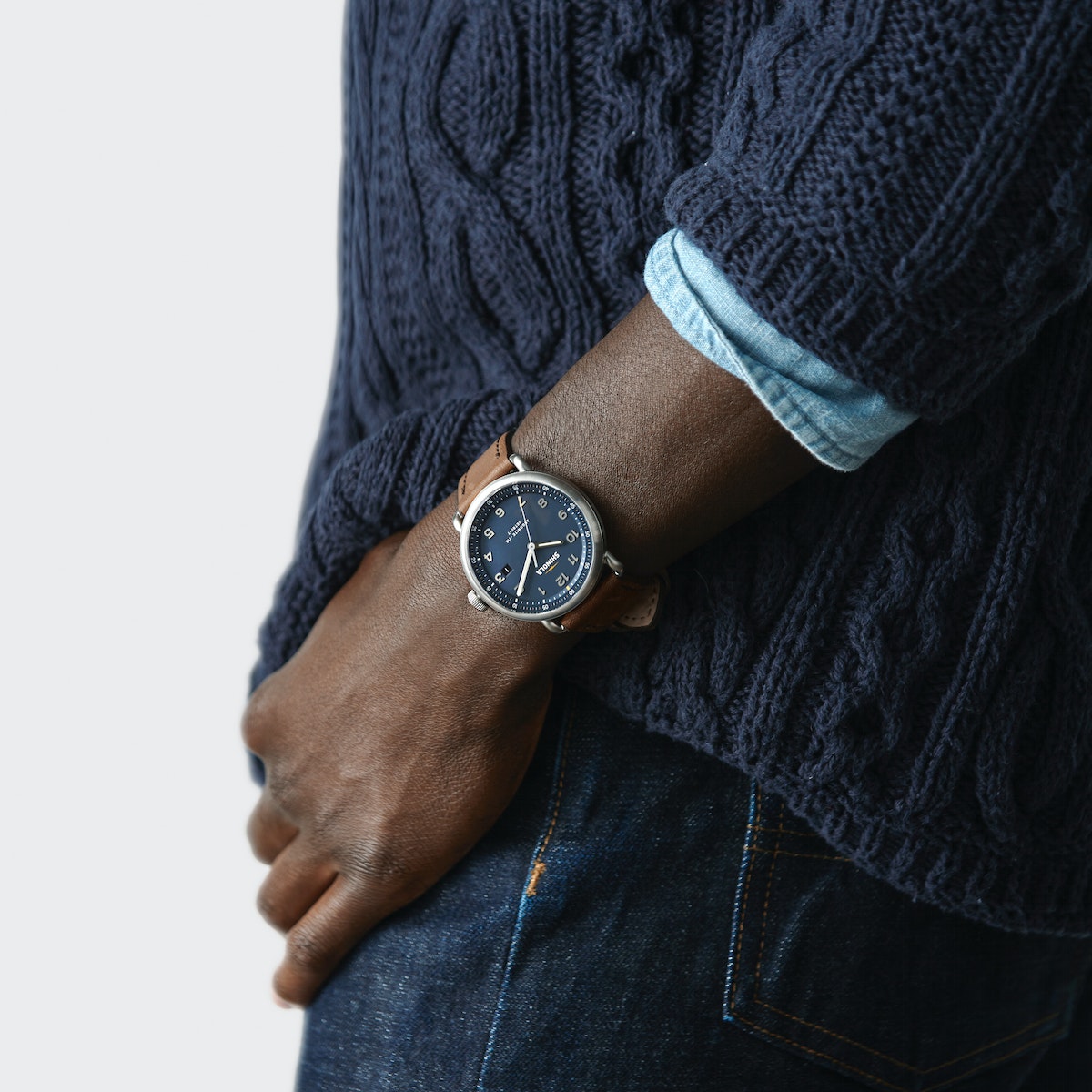 THE CANFIELD MODEL C56 43MM | Continental Blue