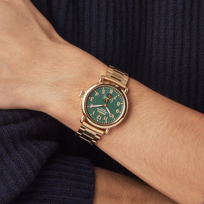 THE RUNWELL CHRONO 41MM | Deep Teal