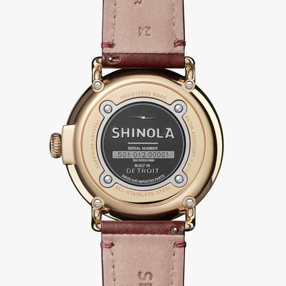 THE RUNWELL 47MM | Oxblood