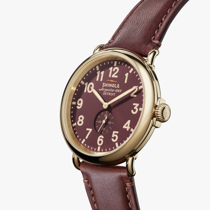 THE RUNWELL 47MM | Oxblood