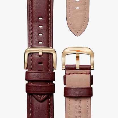 THE RUNWELL 47MM | Oxblood