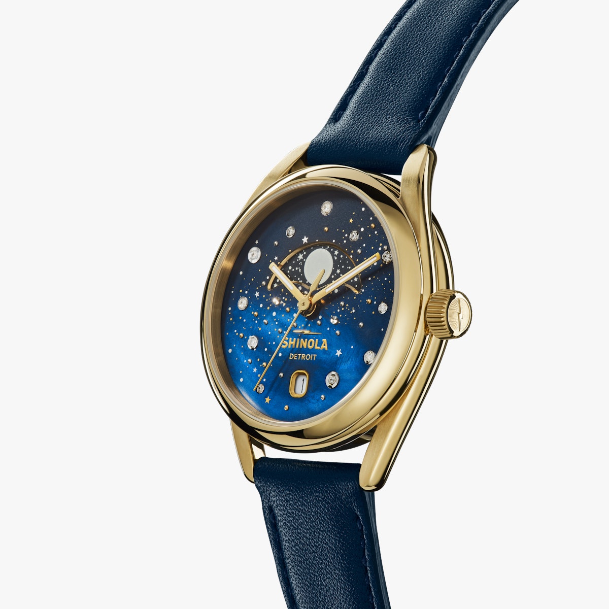 THE DERBY CELESTIAL 38MM | Midnight Mother of Pearl