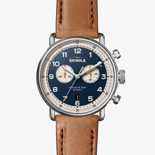 THE CANFIELD CHRONO MODEL C56 43MM | Blue & Alabaster