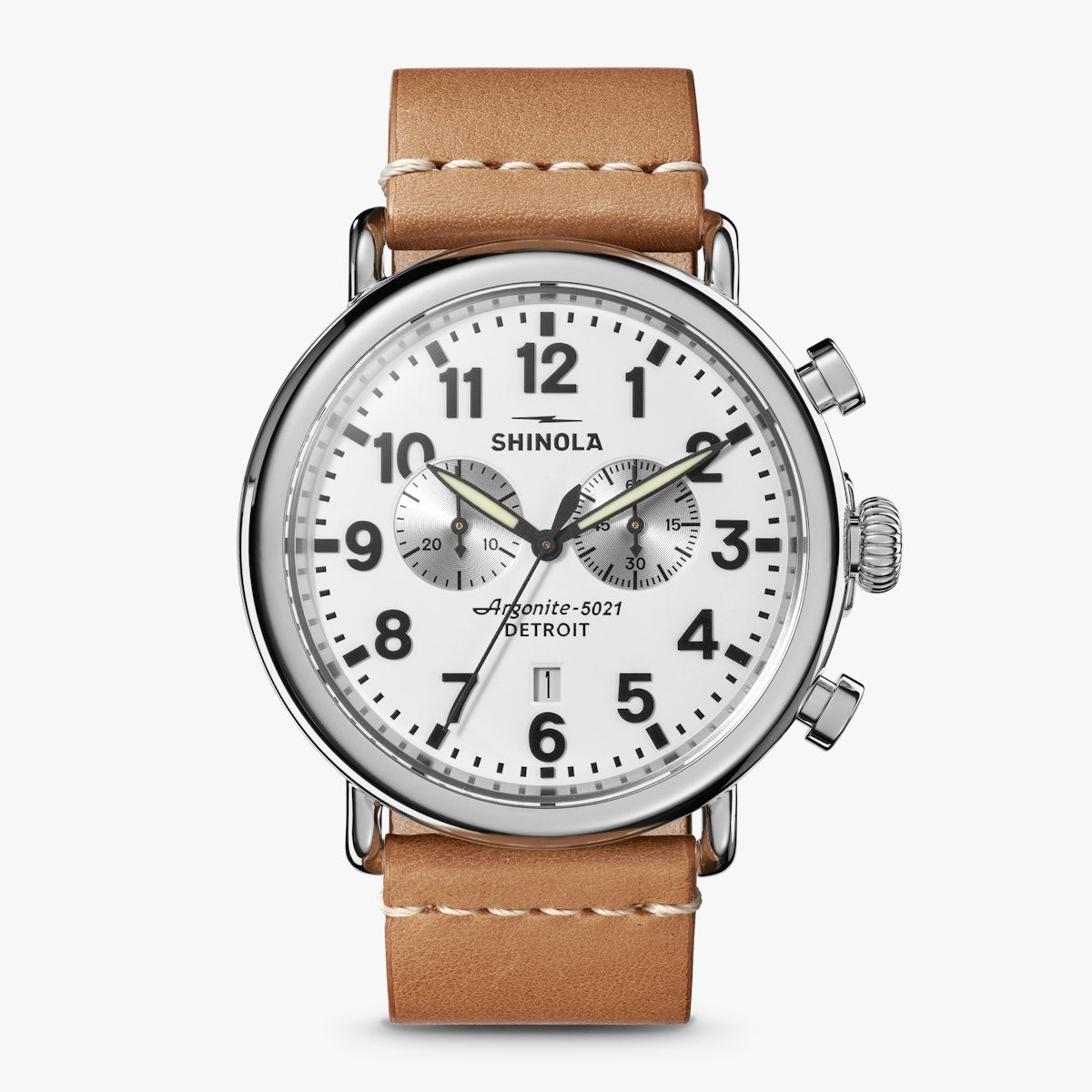 THE RUNWELL CHRONO 47MM | White