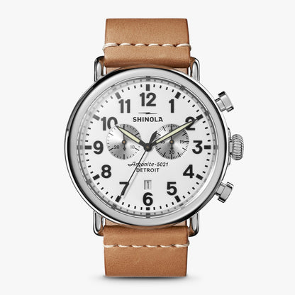 THE RUNWELL CHRONO 47MM | White