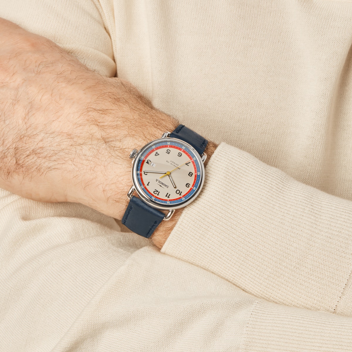 THE CANFIELD CHRONO MODEL C56 43MM | Cream
