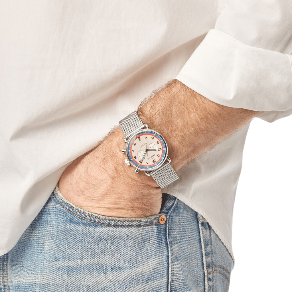 THE CANFIELD CHRONO MODEL C56 43MM | Cream