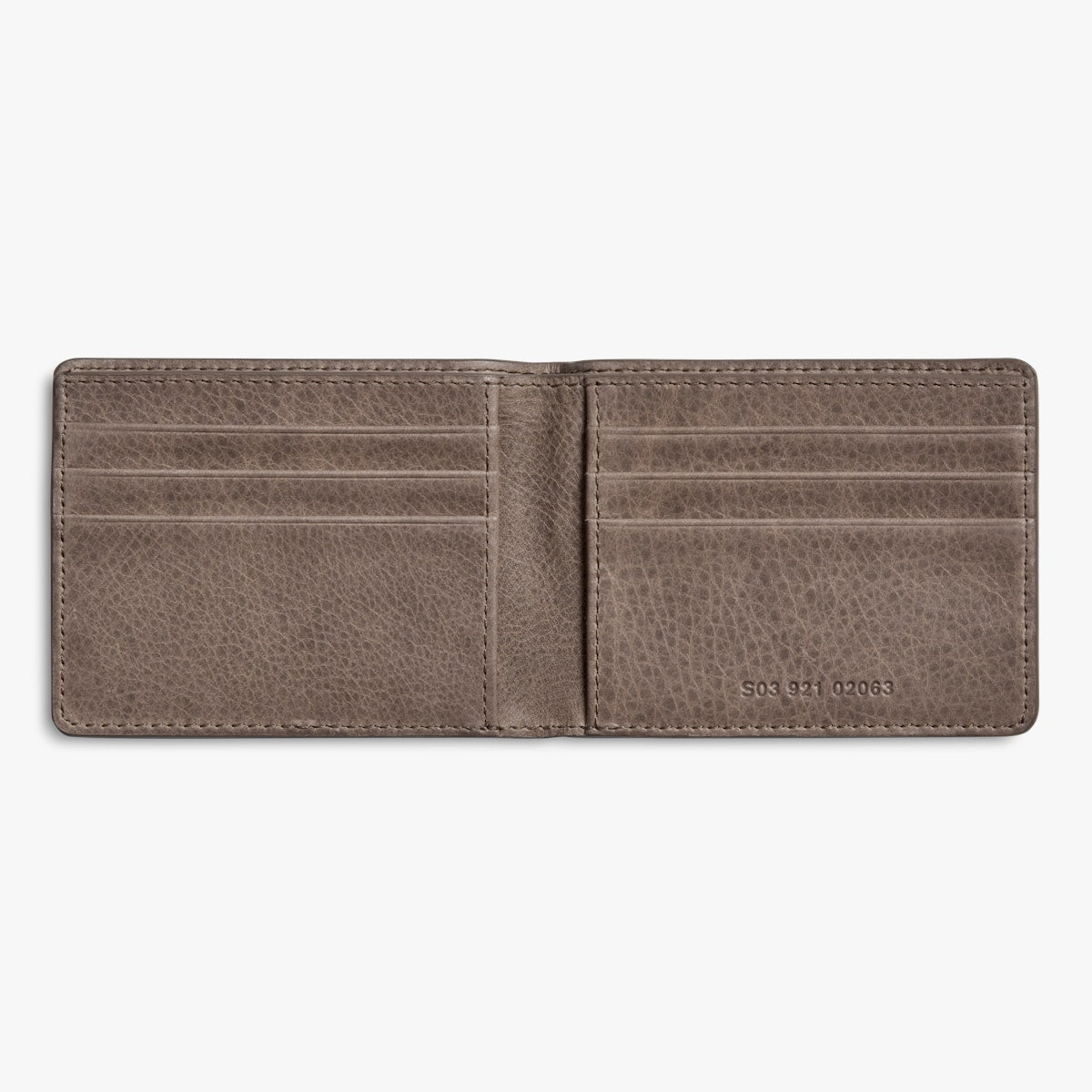 SLIM BIFOLD WALLET | Natural Grain Leather