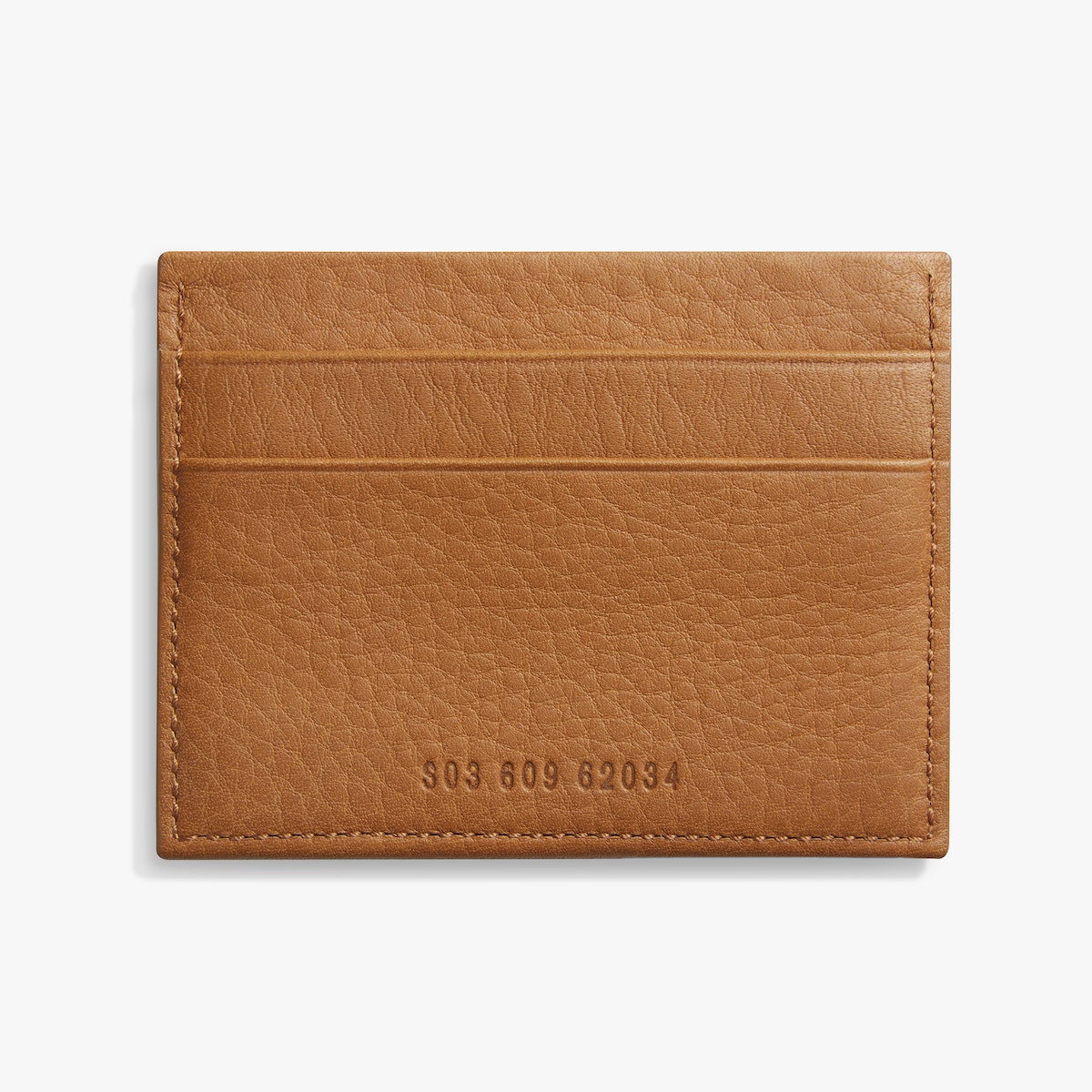 FIVE POCKET CARD CASE | Natural Grain Leather