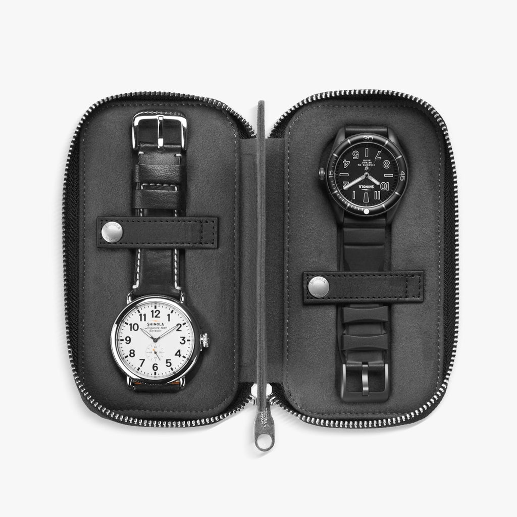 TRAVEL WATCH CASE | Vachetta Leather