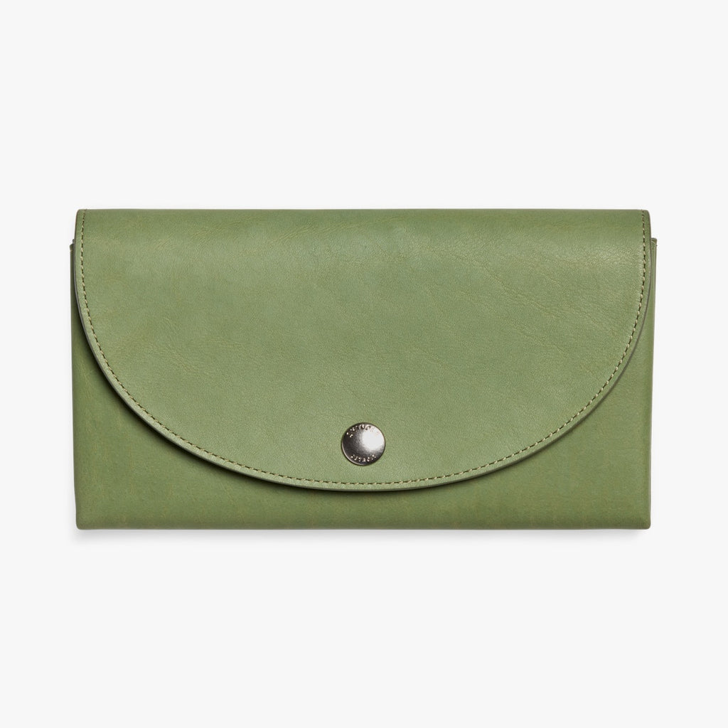 BIRDY LARGE SNAP WALLET | Eucalyptus