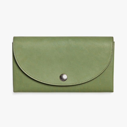 BIRDY LARGE SNAP WALLET | Eucalyptus