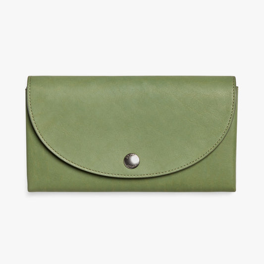 BIRDY LARGE SNAP WALLET | Eucalyptus