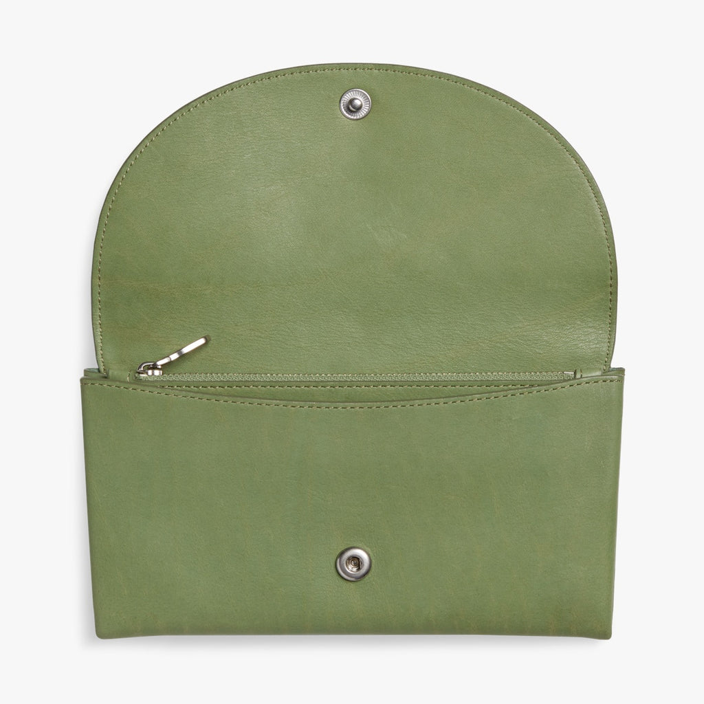 BIRDY LARGE SNAP WALLET | Eucalyptus