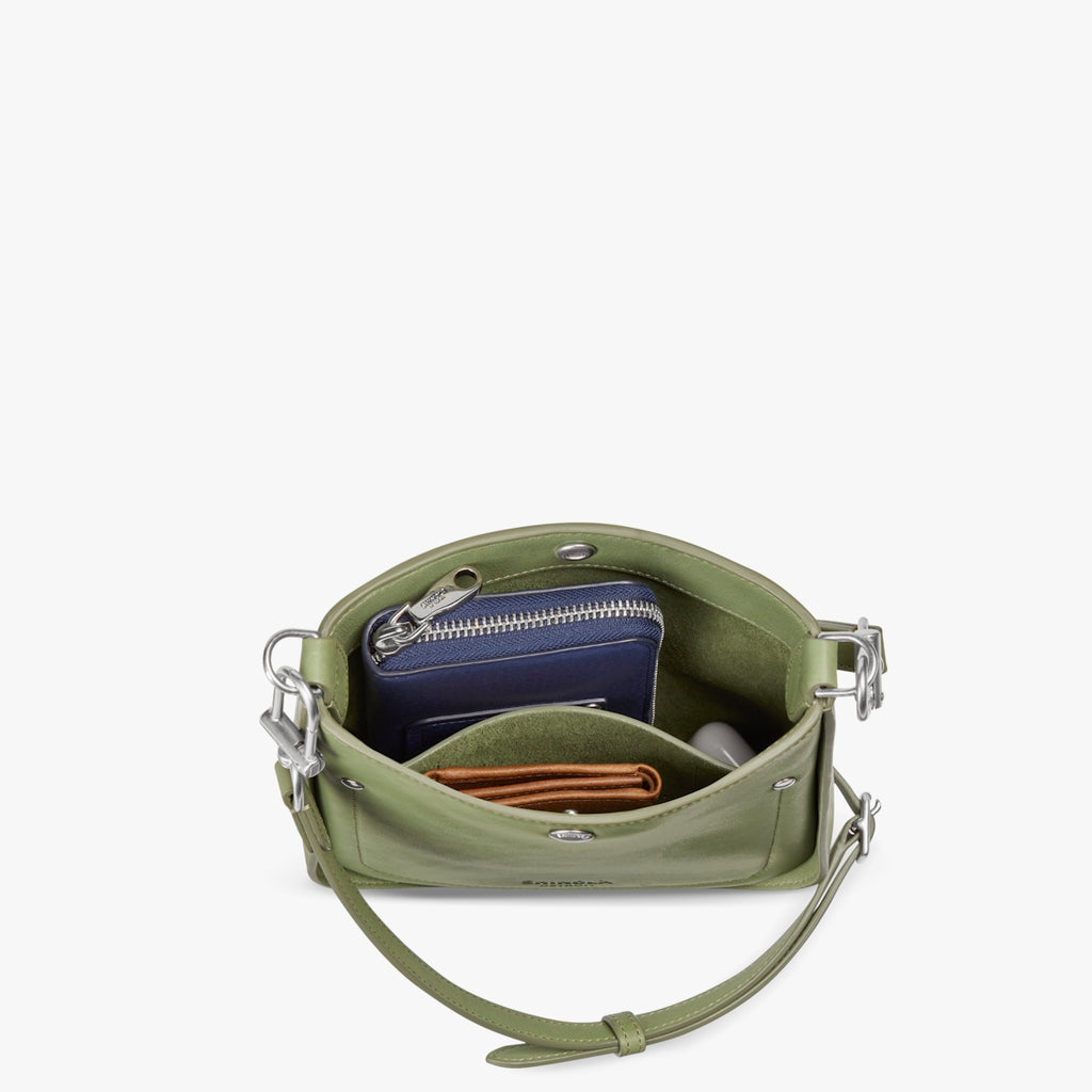 THE MINI POCKET CROSSBODY | Natural Leather
