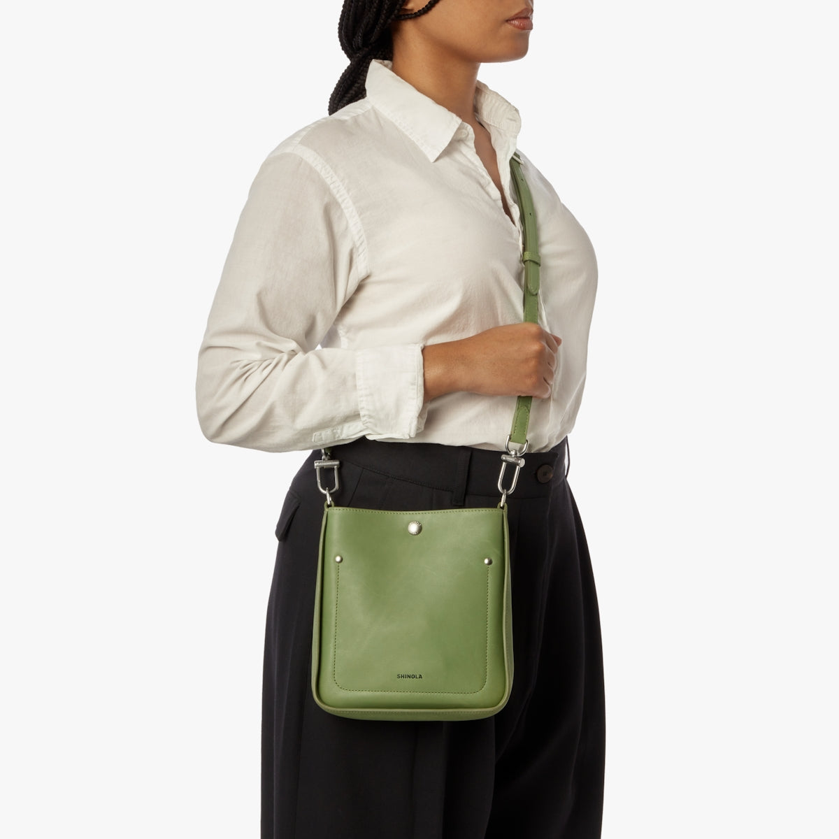 THE MINI POCKET CROSSBODY | Natural Leather