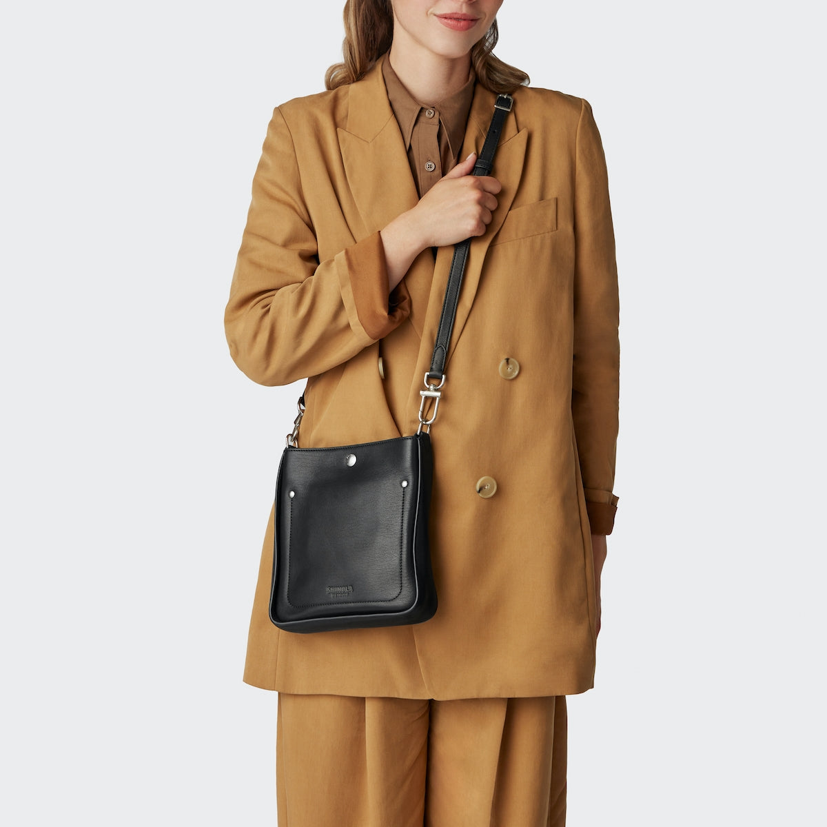 THE MINI POCKET CROSSBODY | Natural Leather
