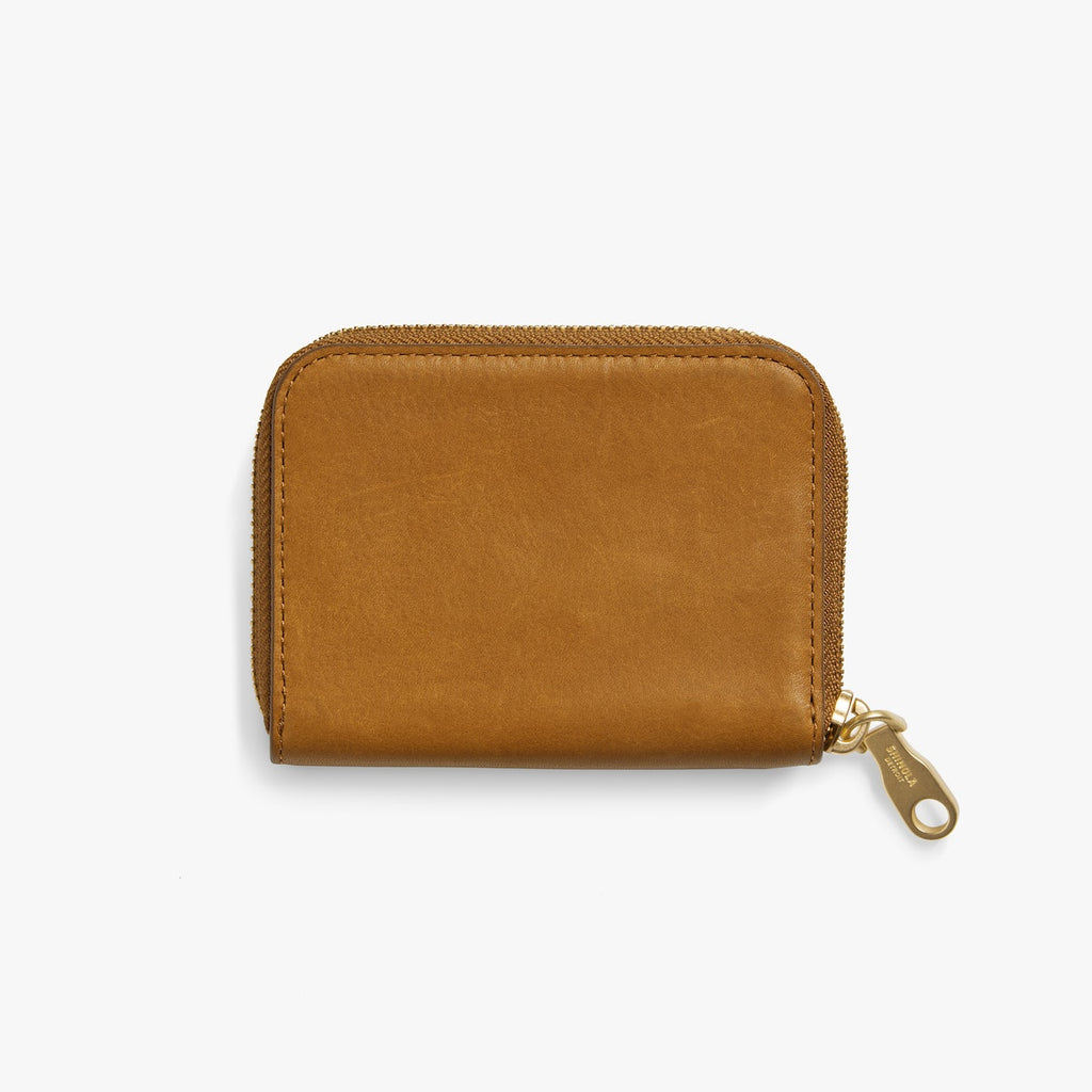 THE POCKET SMALL ZIP AROUND WALLET | Natural Leather
