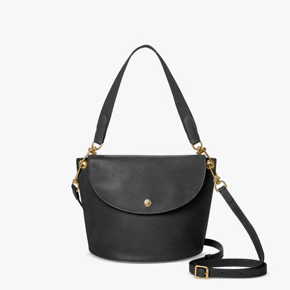 CONVERTIBLE BIRDY BUCKET BAG | Natural Leather