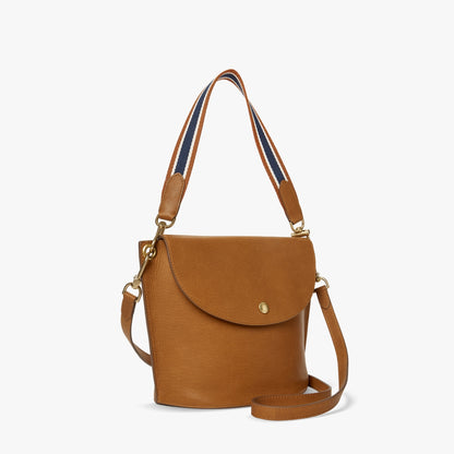 CONVERTIBLE BIRDY BUCKET BAG | Natural Leather