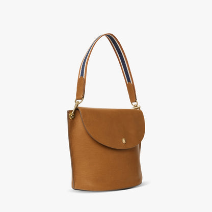 CONVERTIBLE BIRDY BUCKET BAG | Natural Leather
